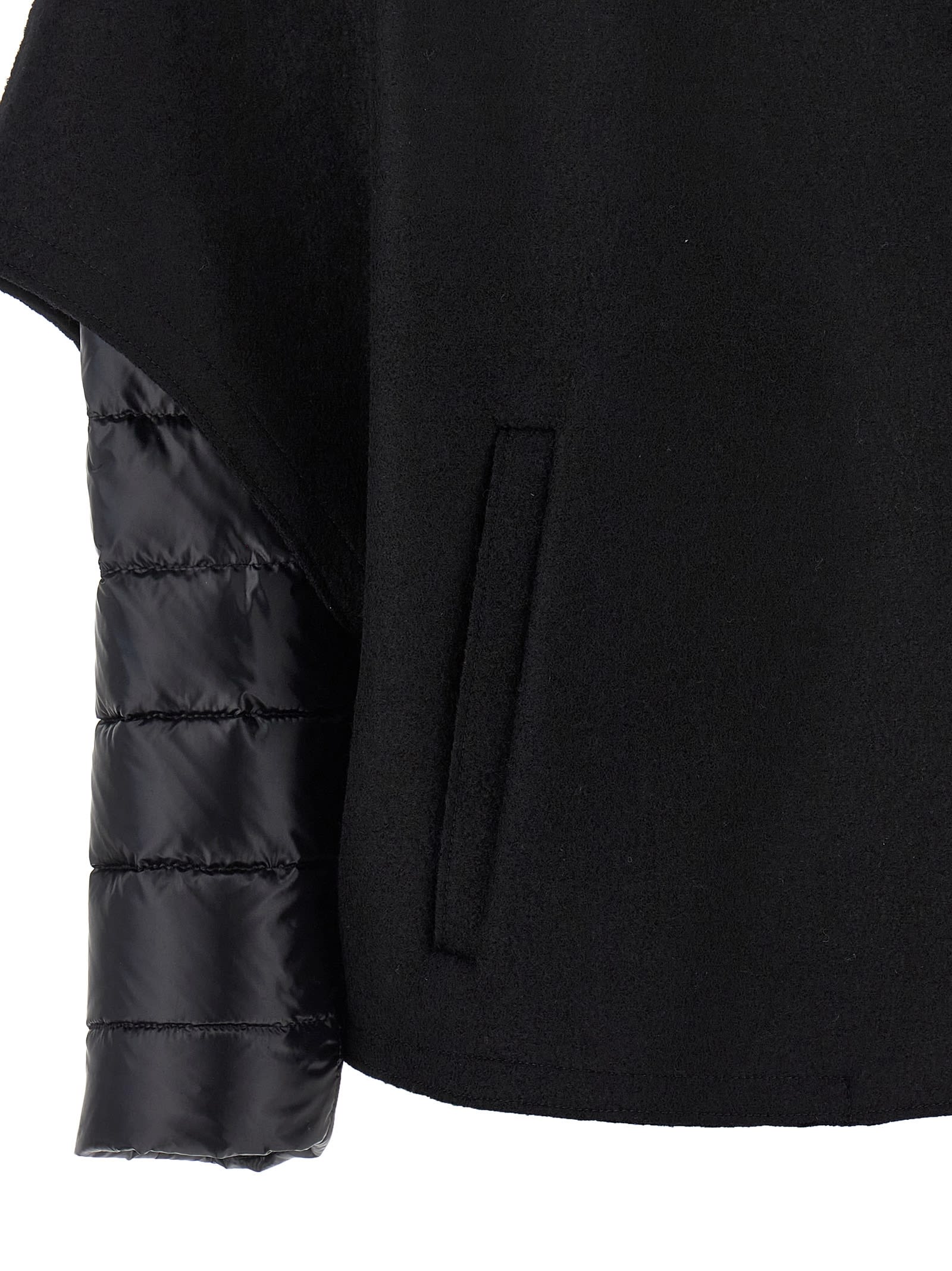 Herno Double Layered Down Jacket In Black