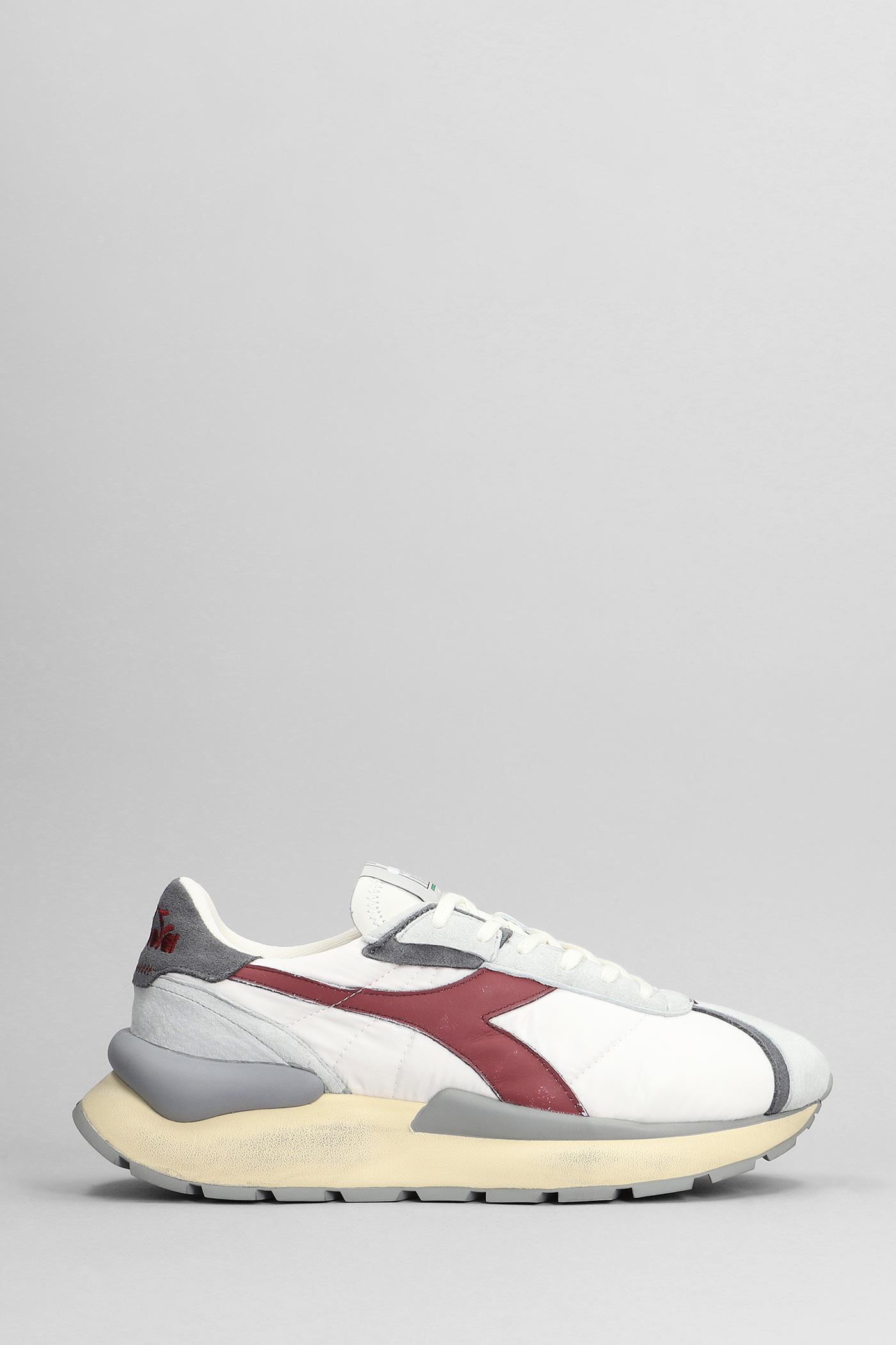 Mercury Elite Sneakers In White Suede And Fabric