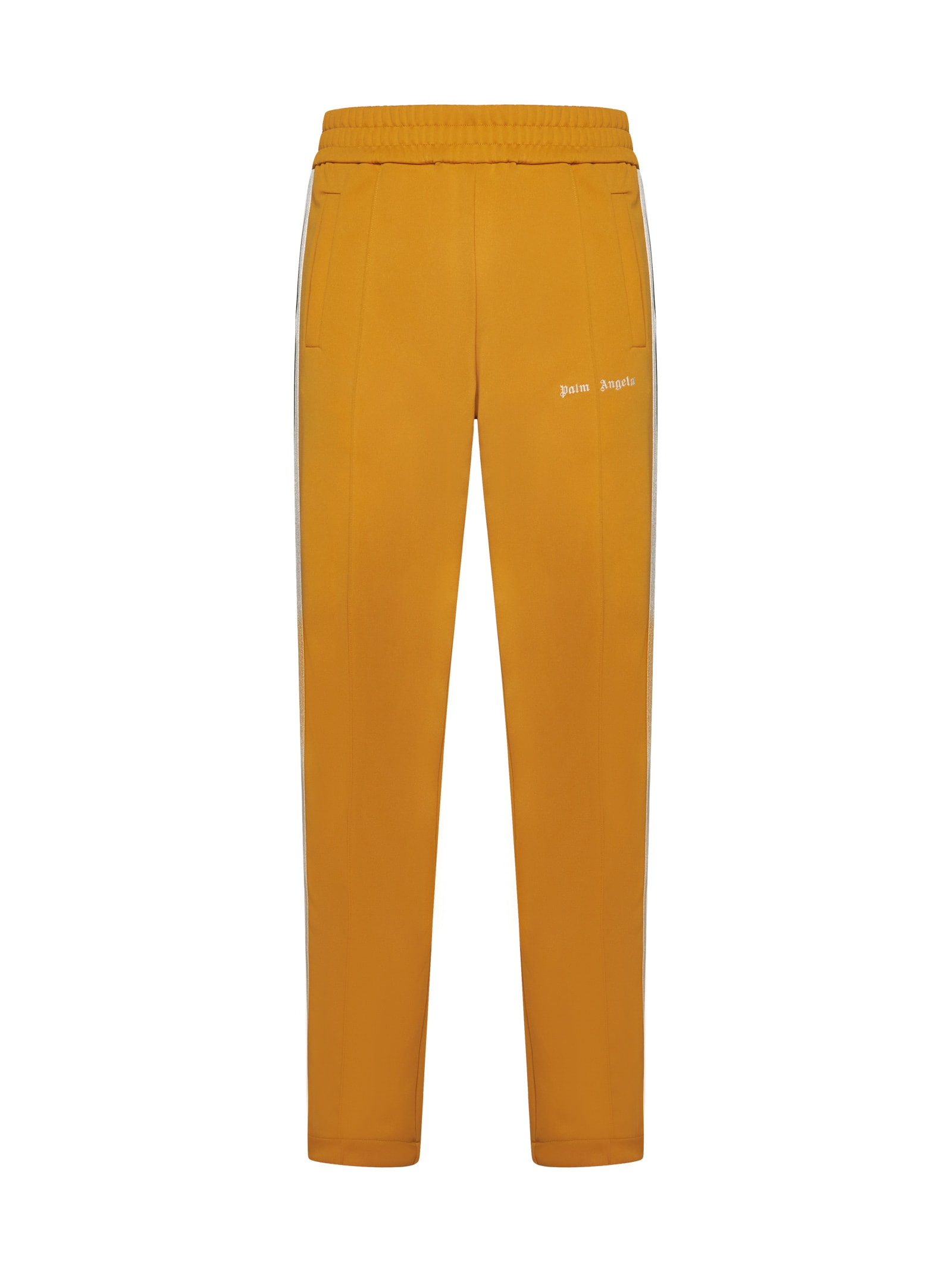 Shop Palm Angels Pants In Orange Off White