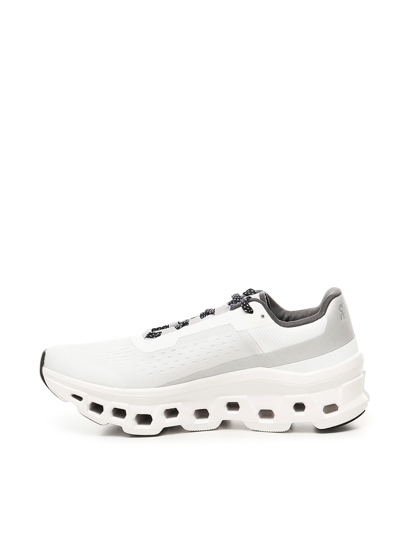 On Women's Cloudmster Road Running Sneakers In All White In White