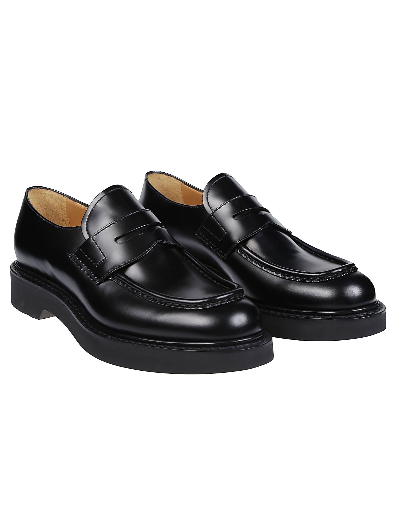 Shop Church's Lynton Loafers In Aab Black