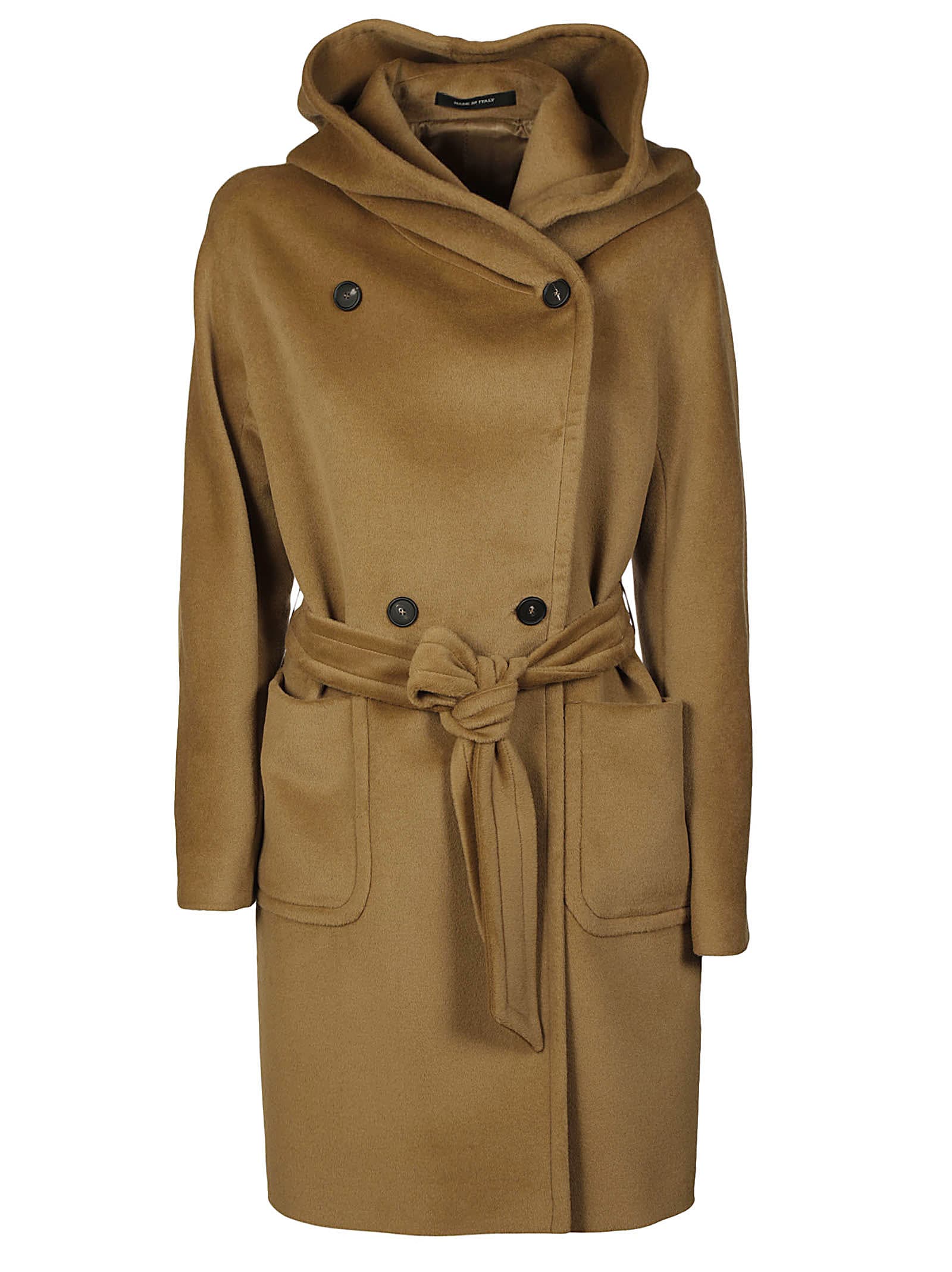 Tagliatore Plain Hooded Trench