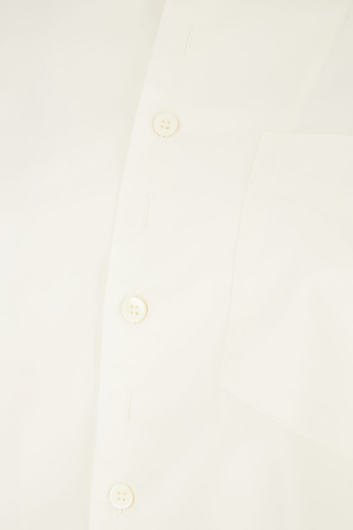 Shop Mm6 Maison Margiela Ivory Poplin Shirt In Off White