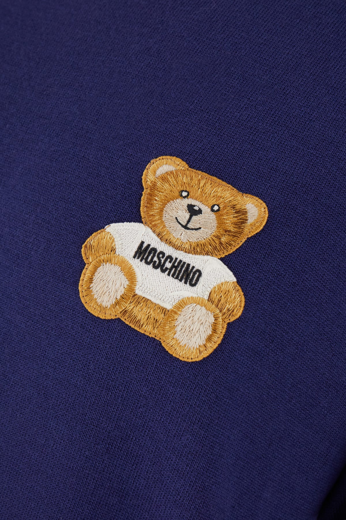 Shop Moschino Blue Wool Sweater