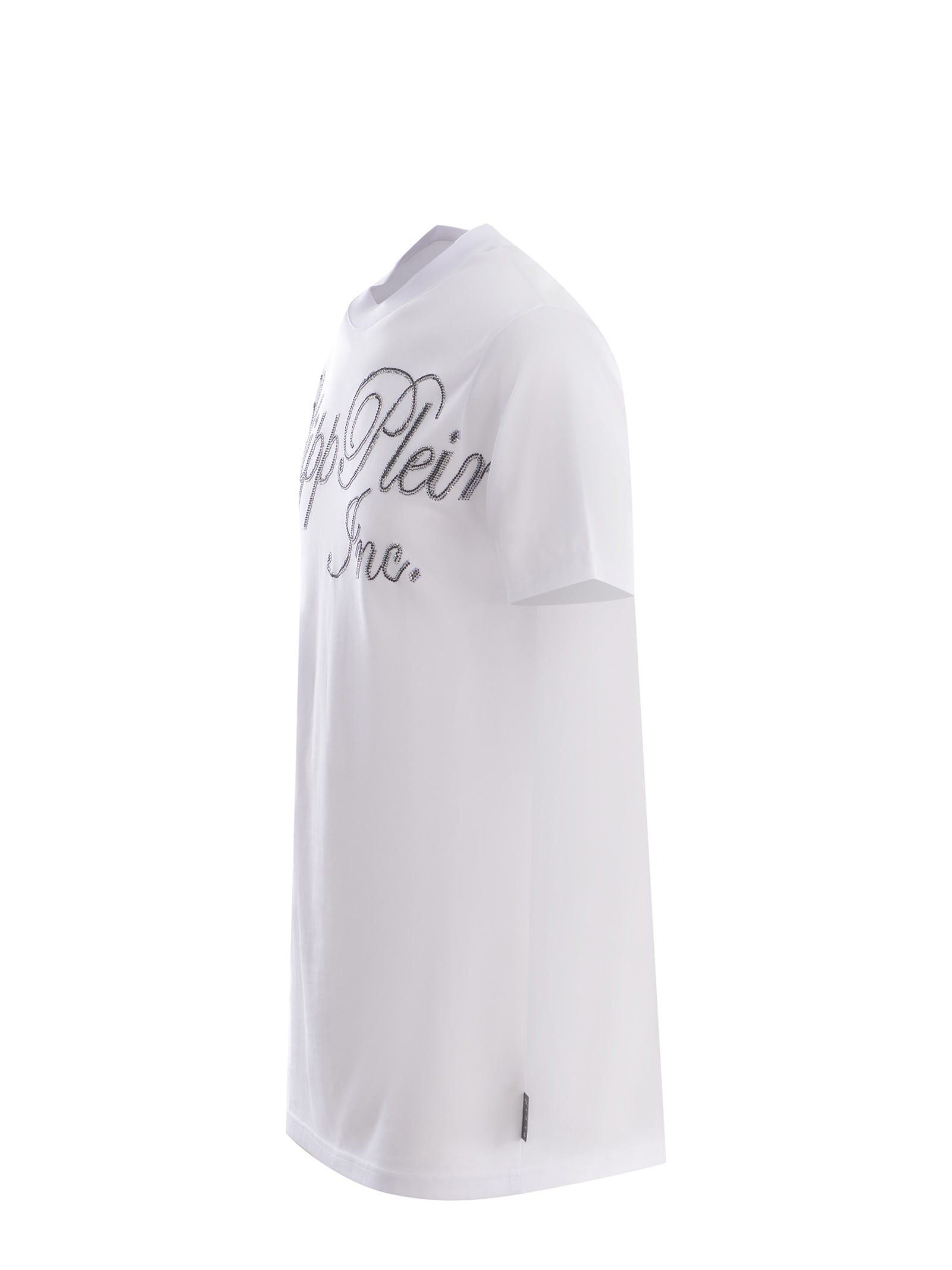 Shop Philipp Plein T-shirt  Made Of Cotton In White