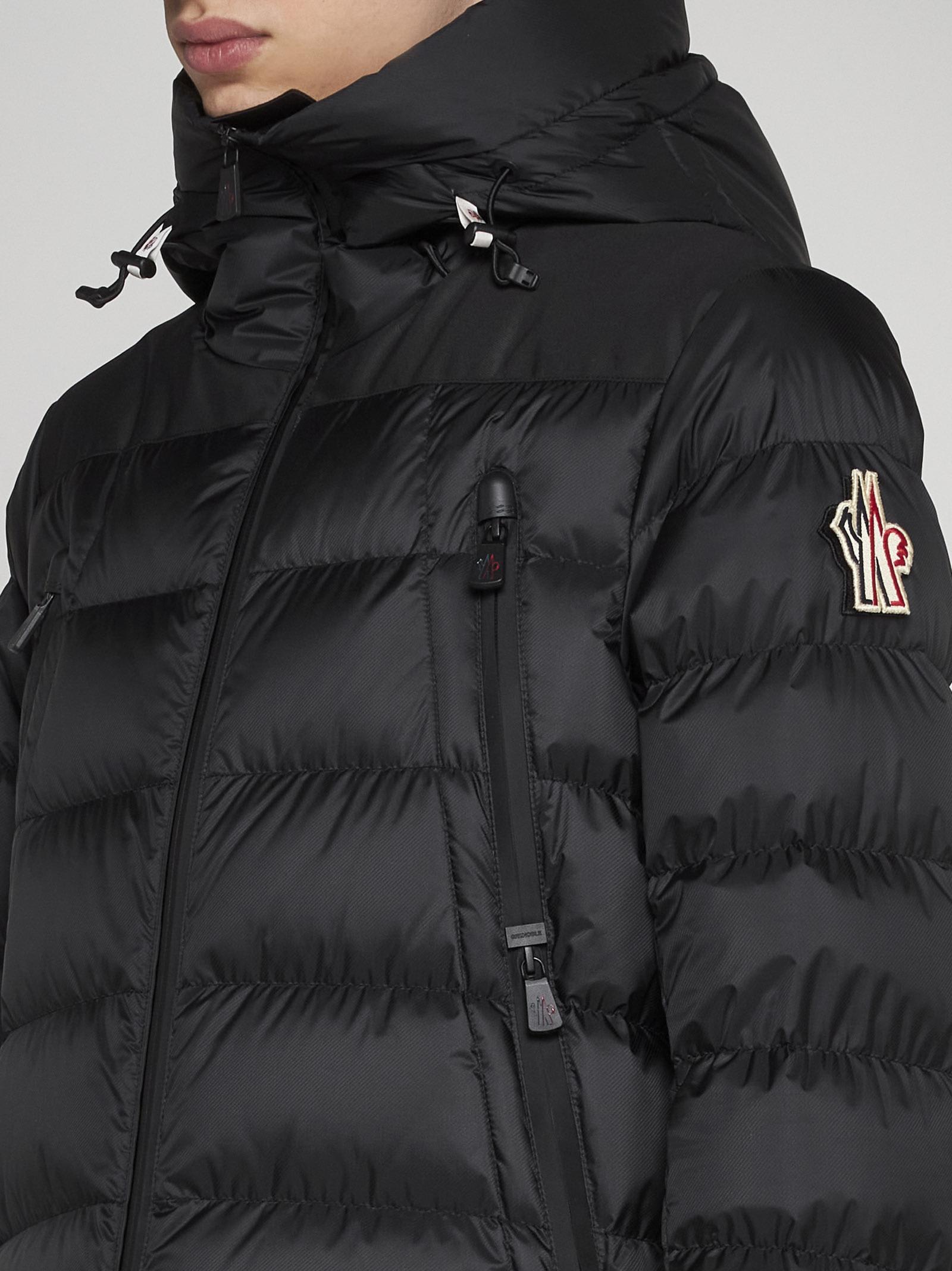 Shop Moncler Camurac Hooded Quilted Nylon Down Jacket In Black