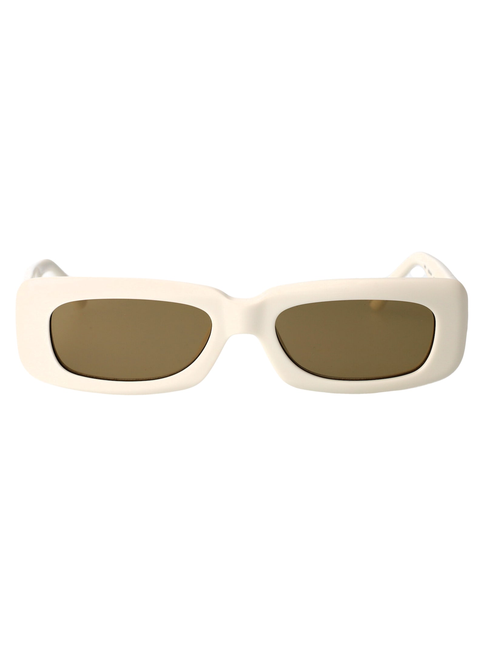 Attico Mini Marfa Sunglasses In Brown