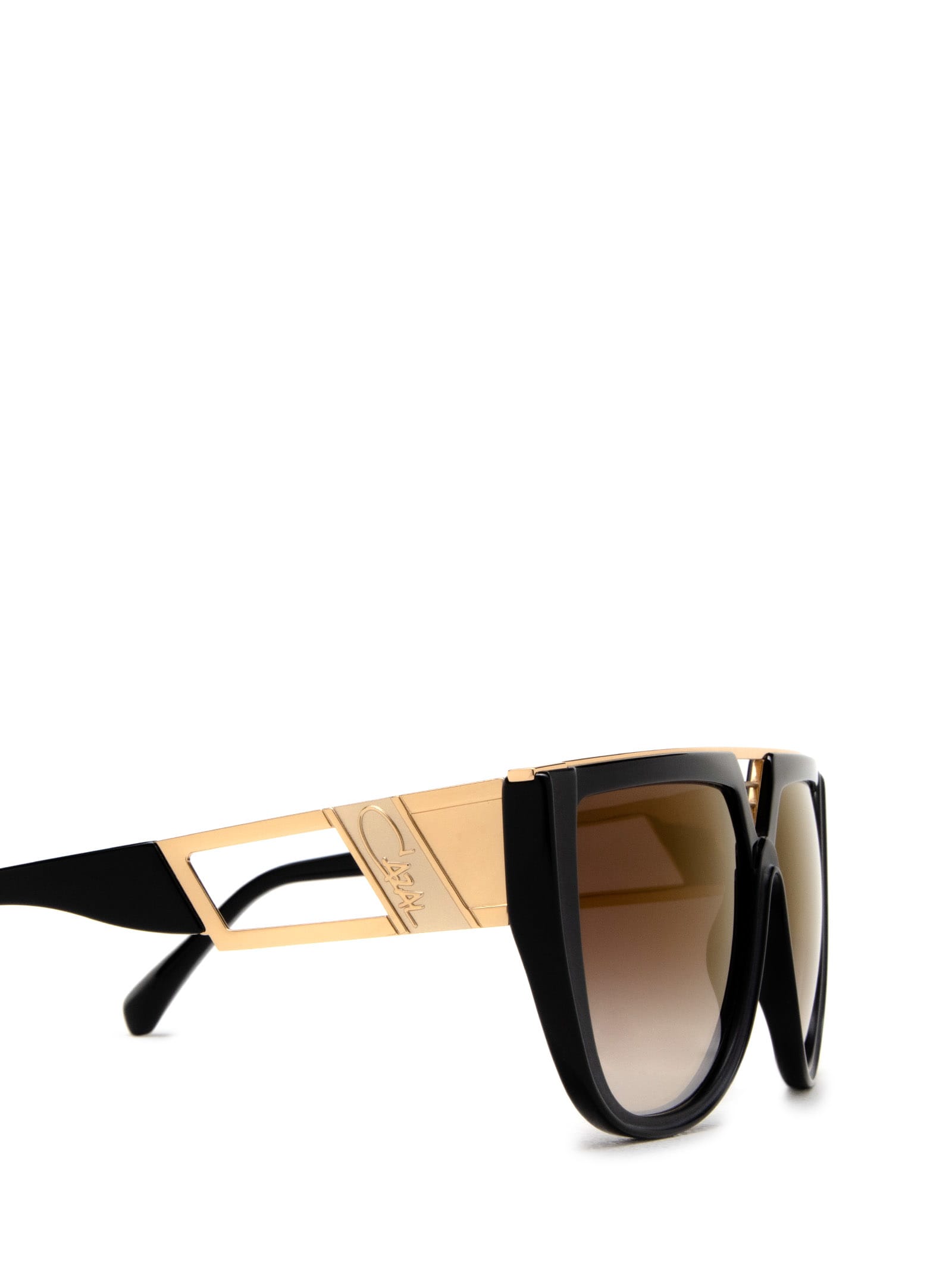 Shop Cazal 8511 Black - Gold Sunglasses