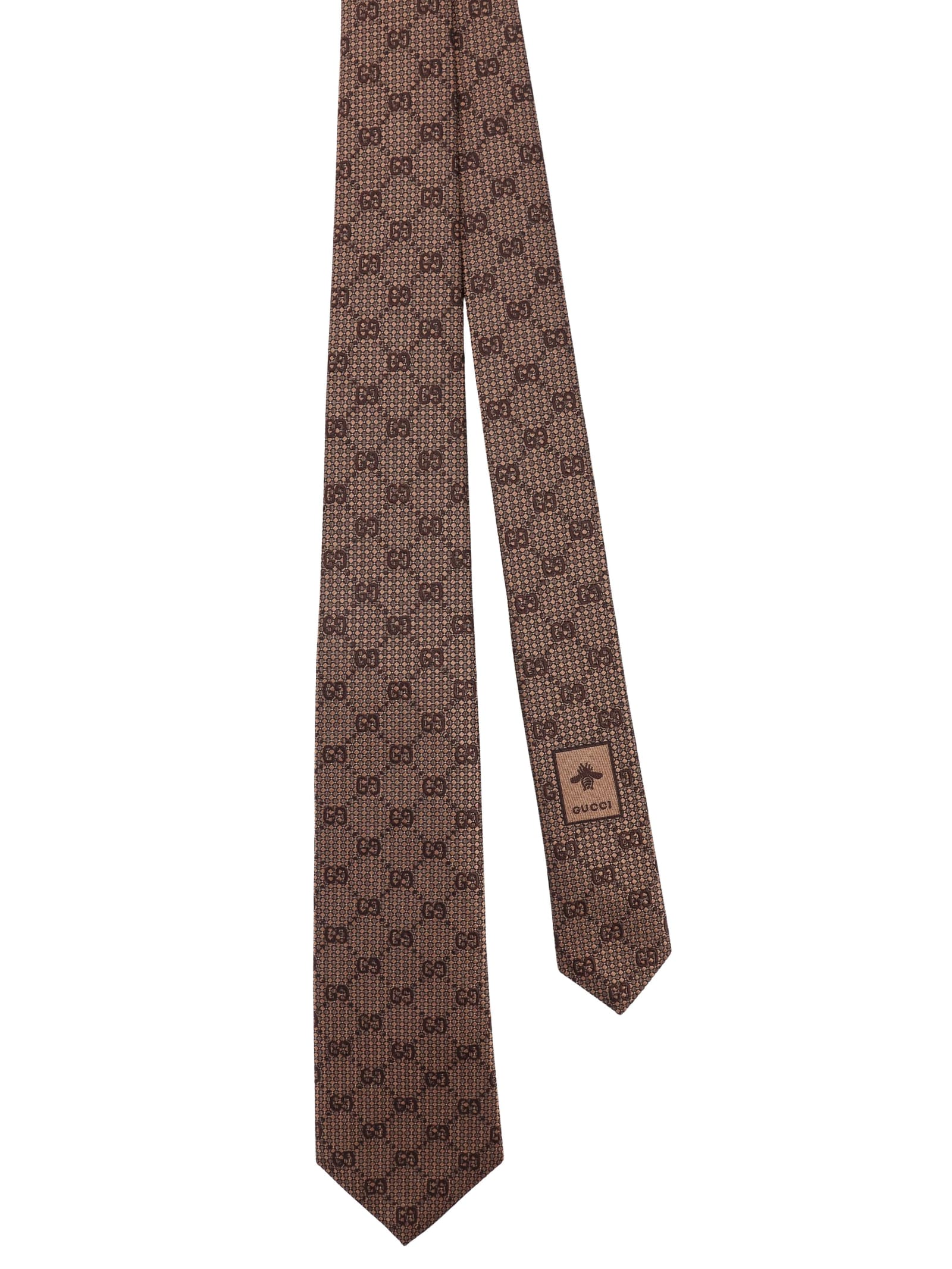 Shop Gucci Tie In Brown