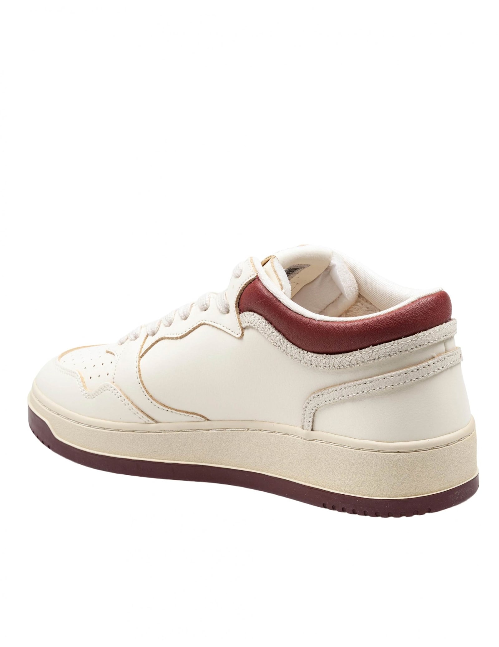 Autry Sneakers Med-way Leather Sneakers White Color
