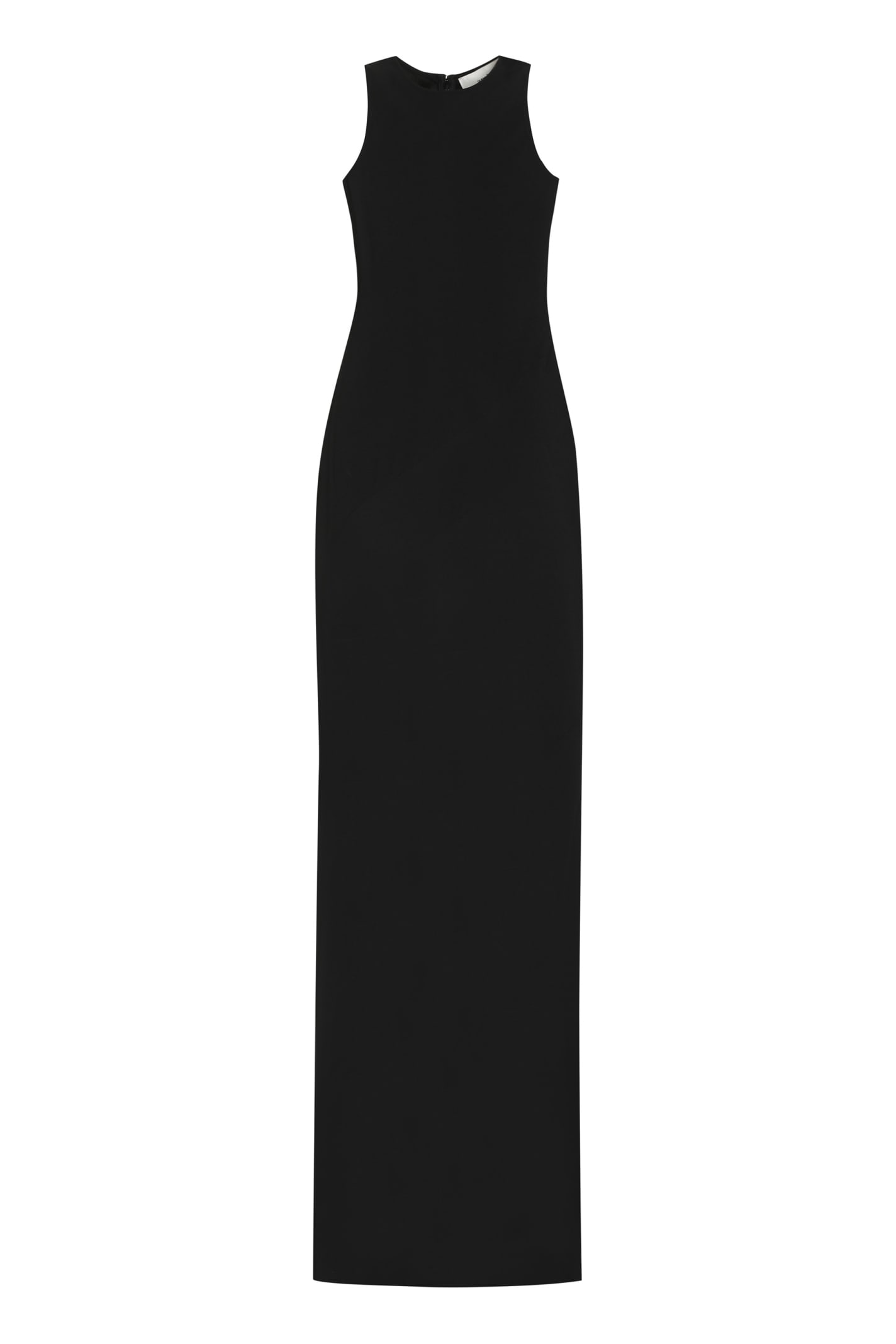 Shop Ami Alexandre Mattiussi Crepe Dress In Black