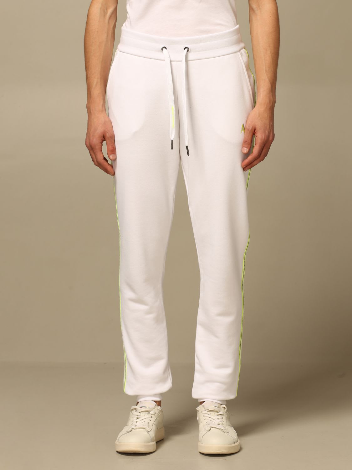 Armani Collezioni Armani Exchange Pants Armani Exchange Jogging Trousers With Logo In White