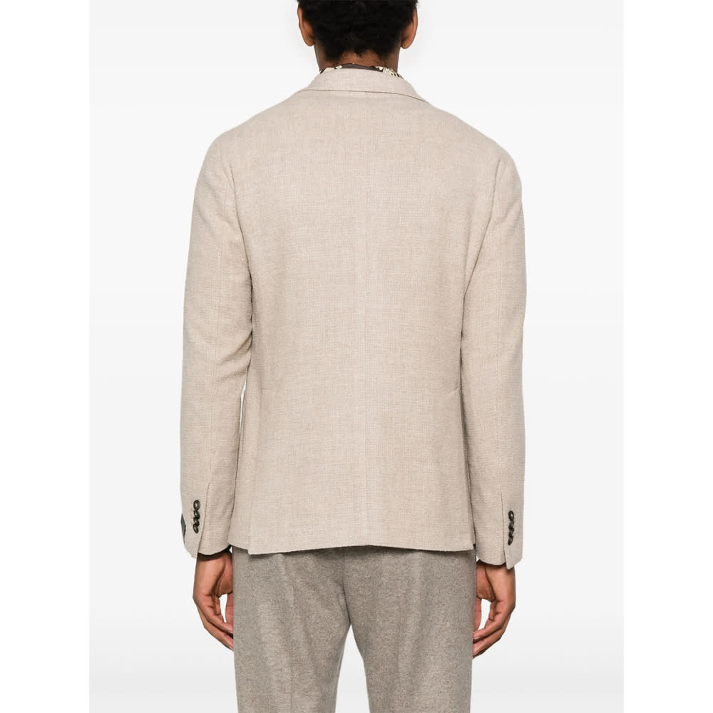 Tagliatore Long-sleeved Suit Jacket In Neutral