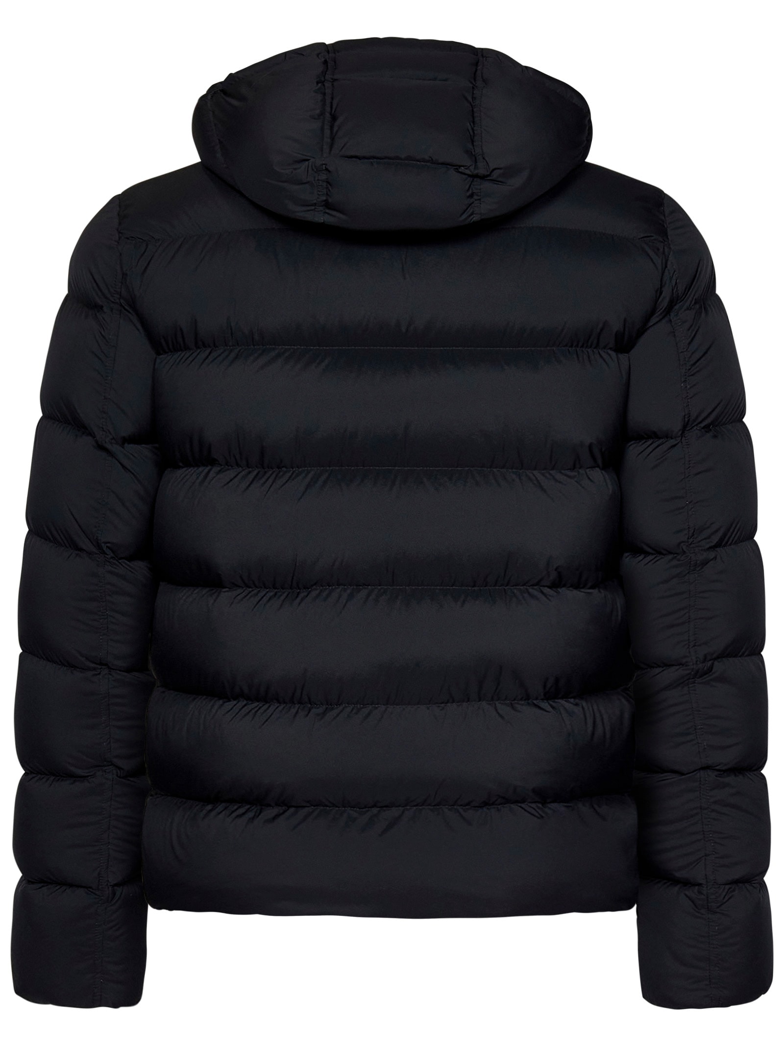 Shop Herno Down Jacket In Black