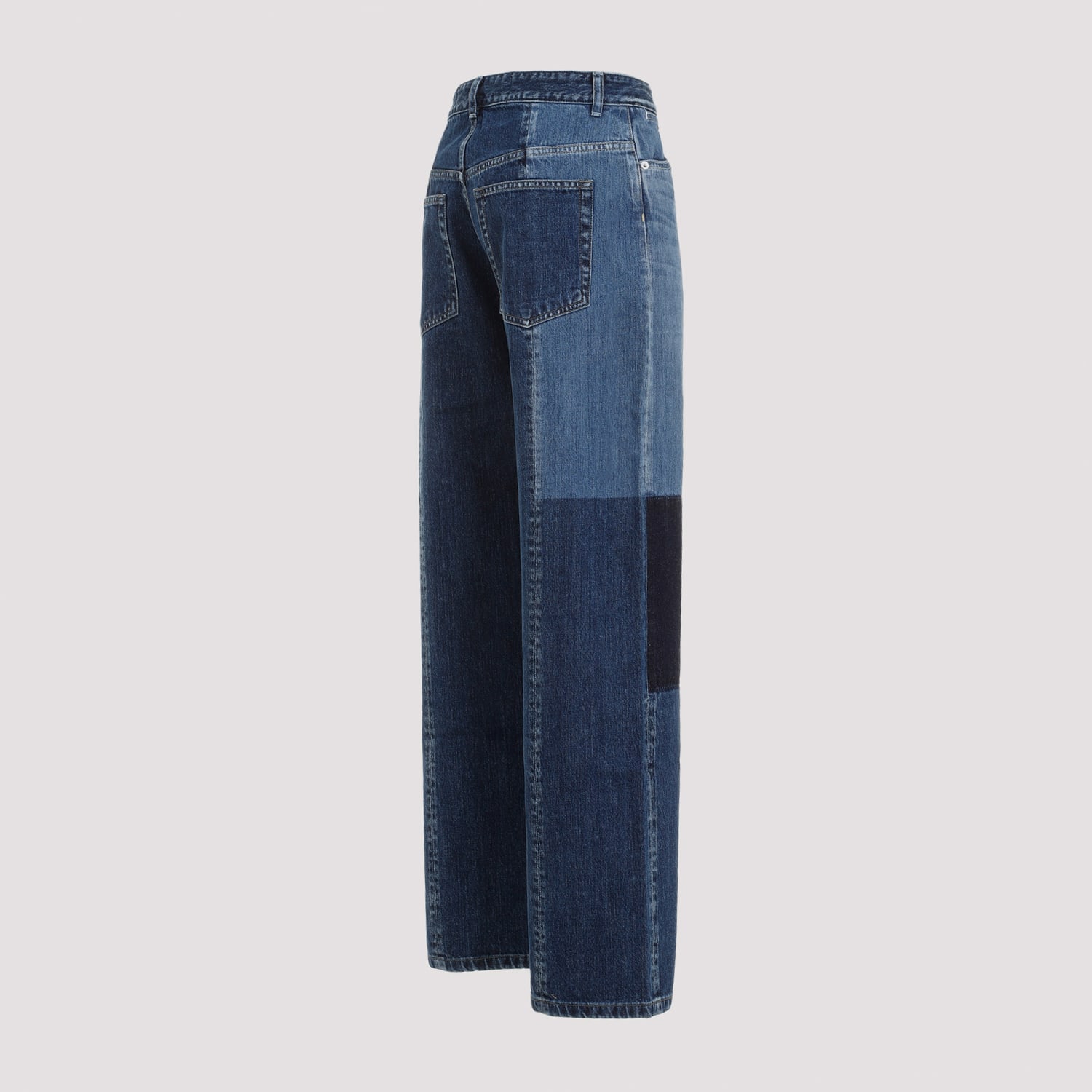 Shop Jil Sander Denim Jeans In Cobalt Blu