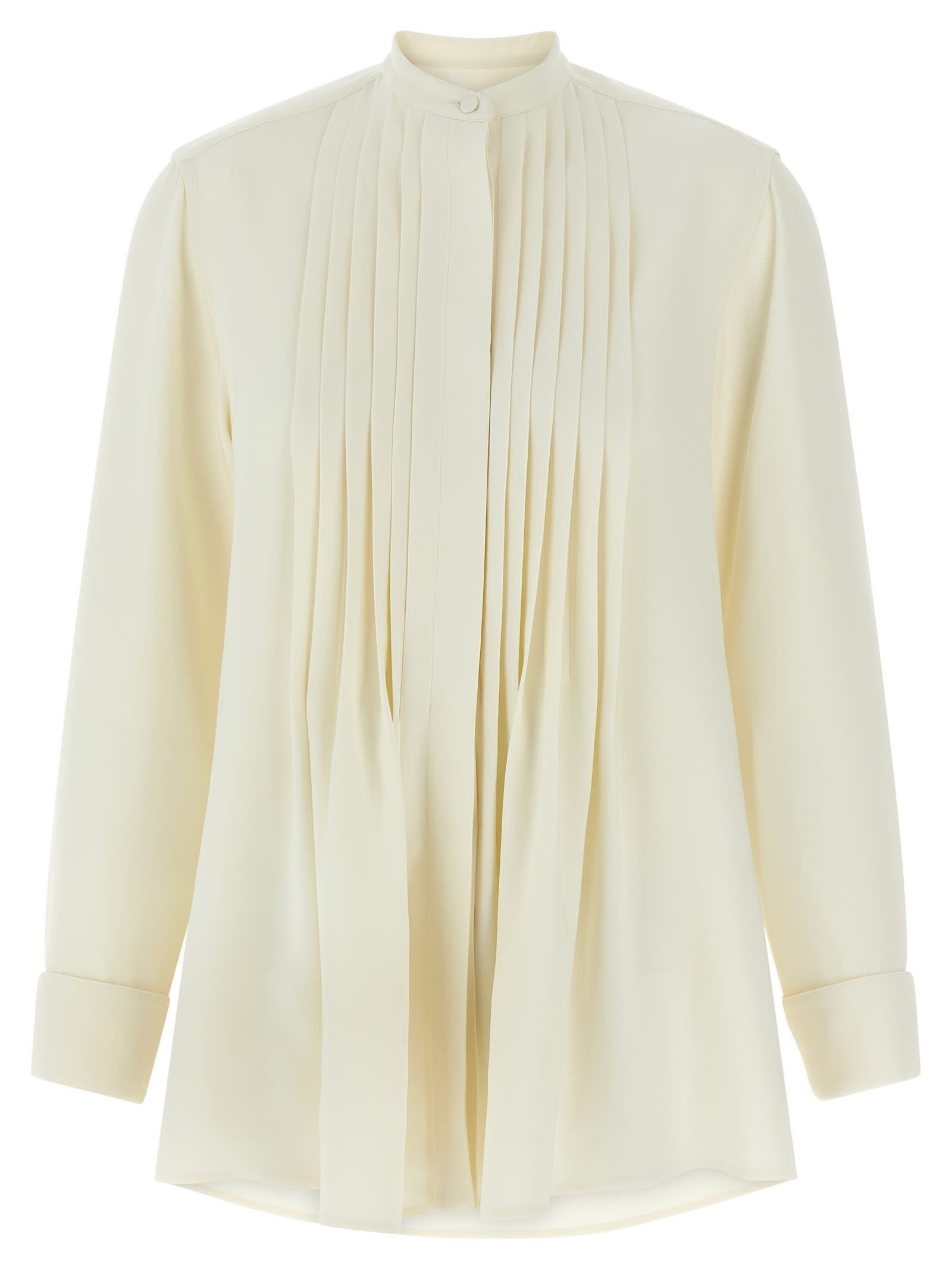 Brioni Pleated Plastron Shirt