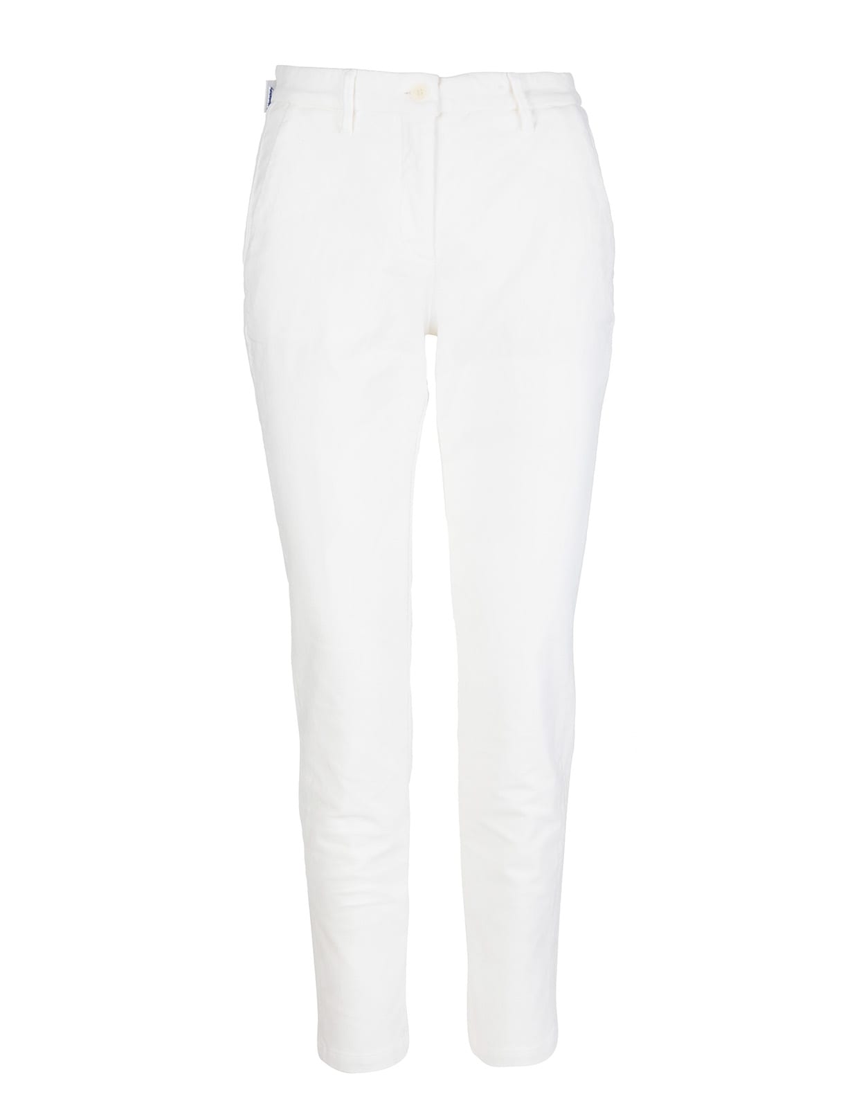 Jacob Cohen Woman Marina Trousers In White Velvet