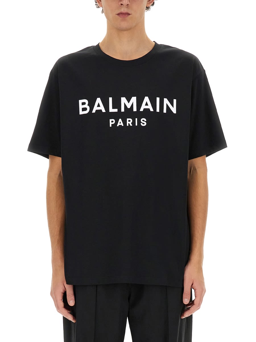 BALMAIN T-SHIRT WITH LOGO