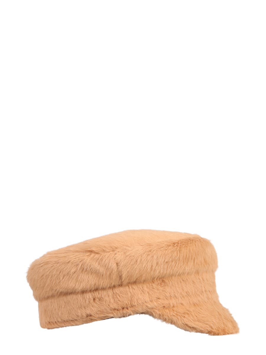 Shop Ruslan Baginskiy Baker Boy Hat In Beige