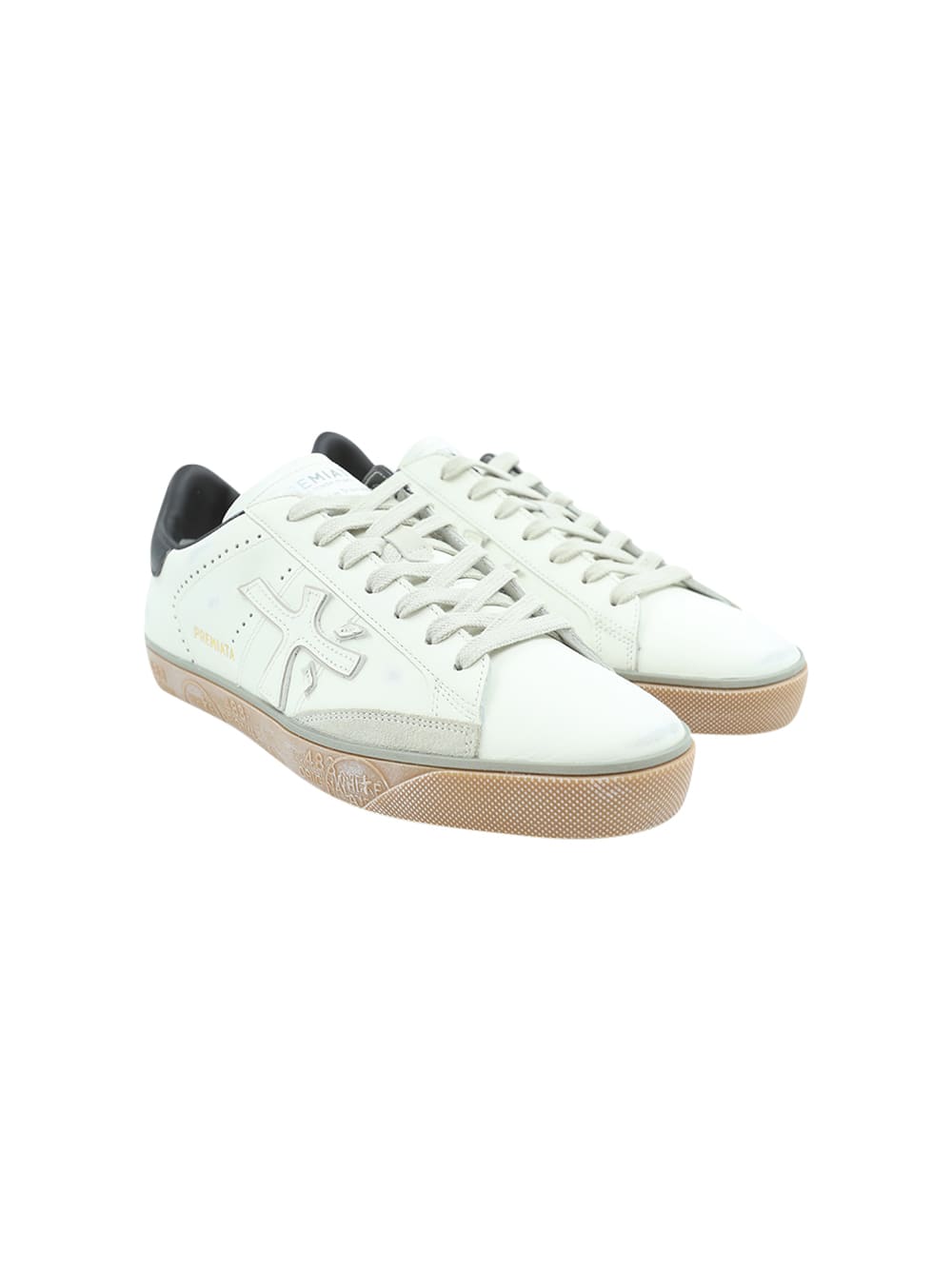 Shop Premiata Sneakers Steven 6977  In White