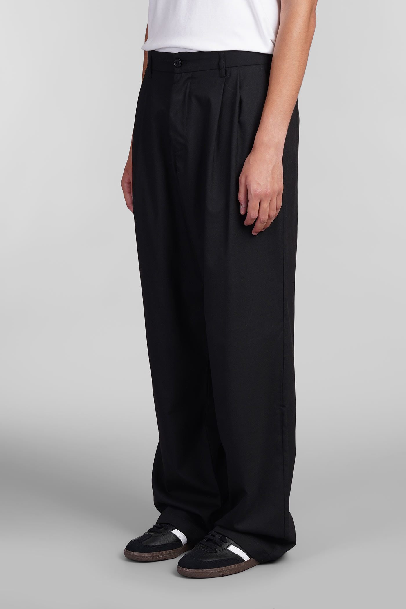 Shop Family First Milano Pants In Black Polyester