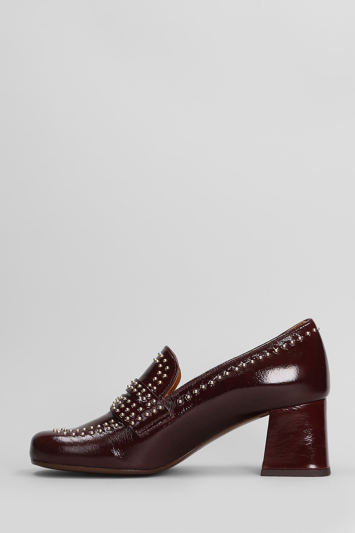 Chie Mihara Muleah Pumps In Bordeaux Leather In Burgundy