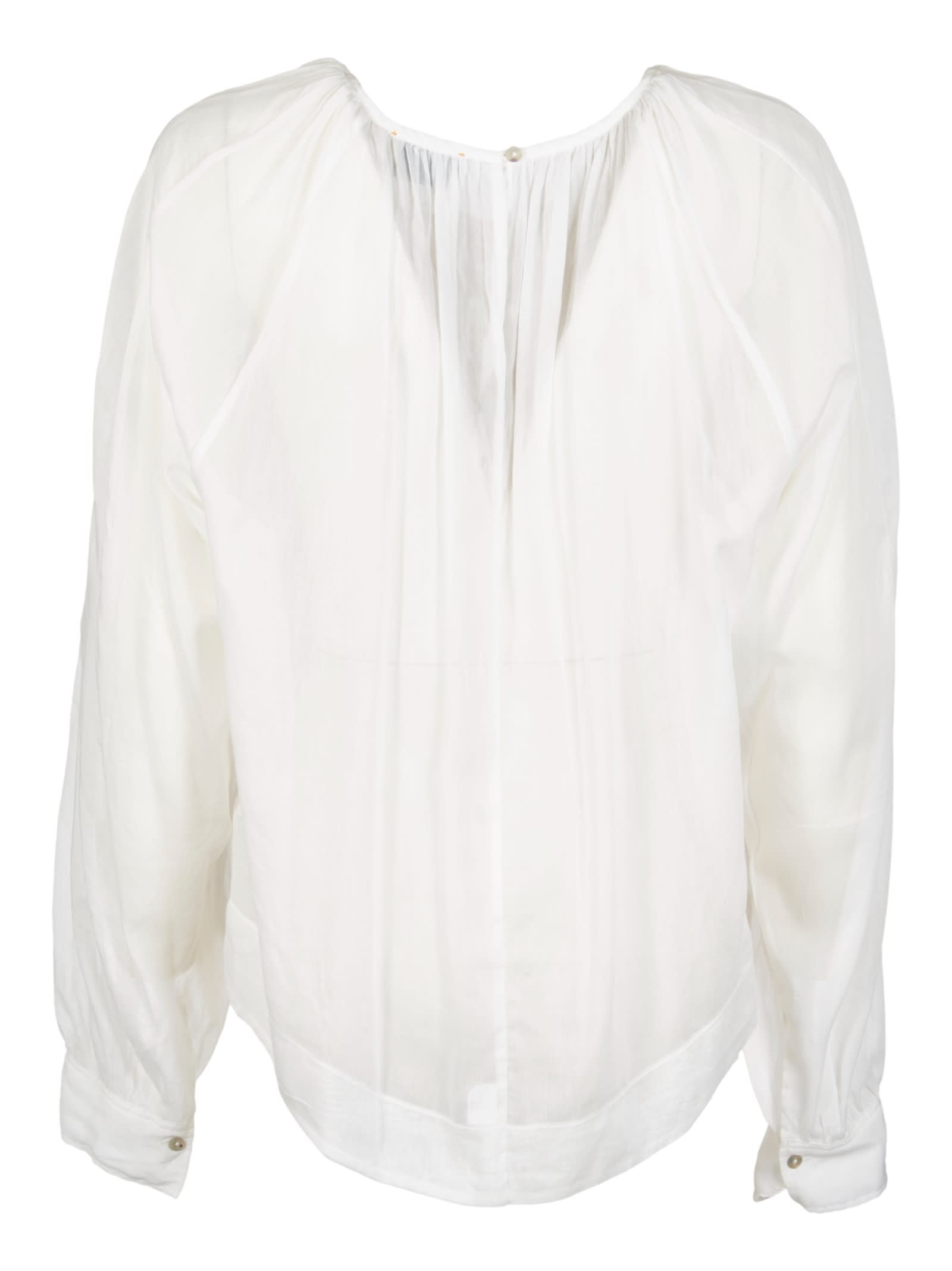 Forte Forte Pearl Suite Bohemian White Shirt In White