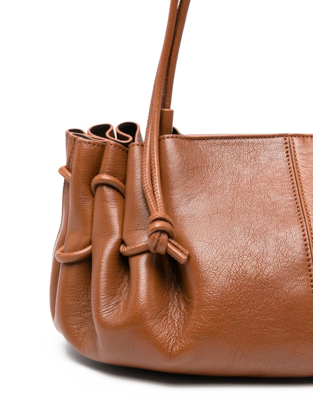 Hereu Women Arta Medium Leather Shoulder Bag In Brown