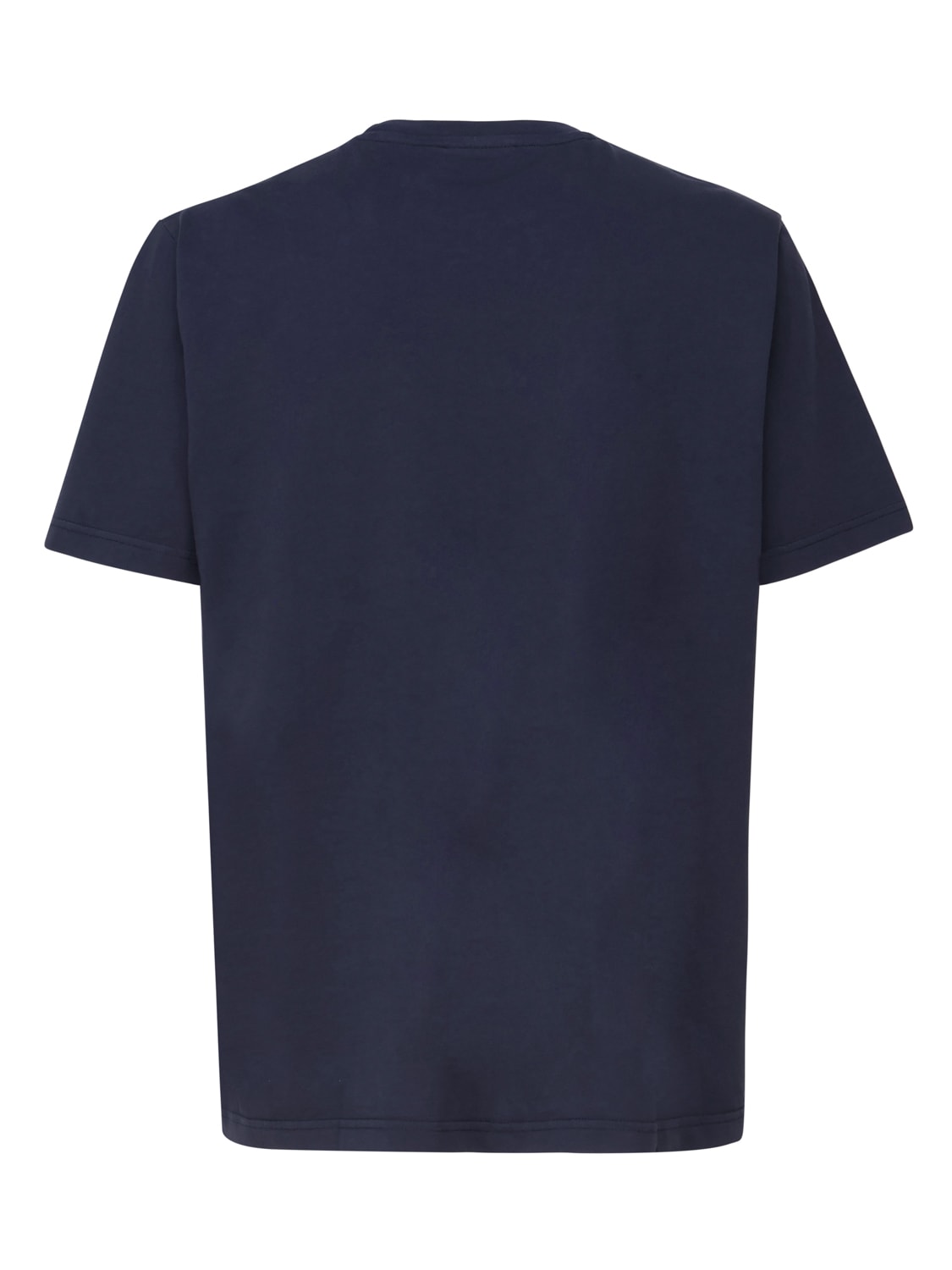 Shop Maison Kitsuné Cotton T-shirt In Ink Blue