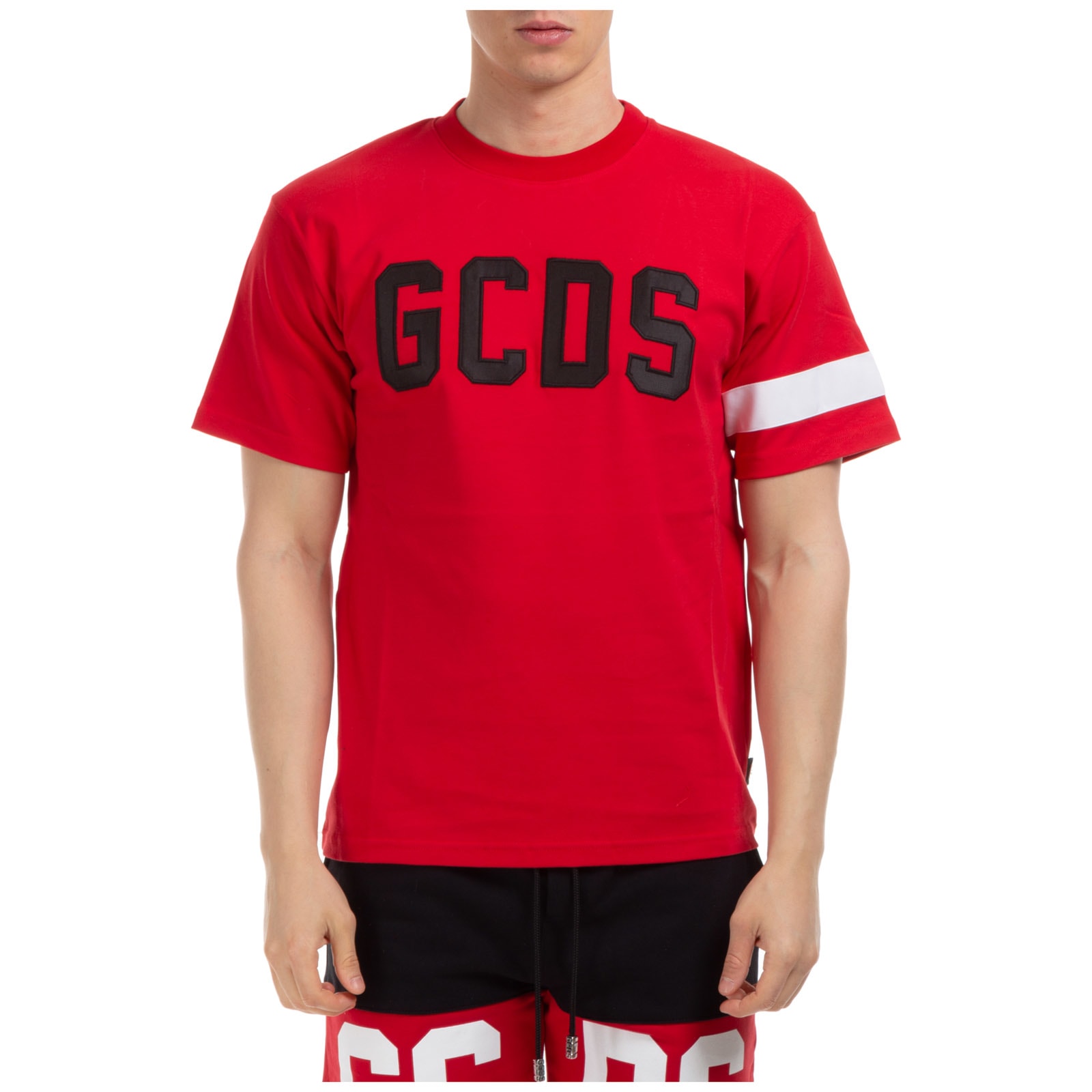 Click to view more detailed imagery on our partner's website Gcds Logo T-shirt In Red