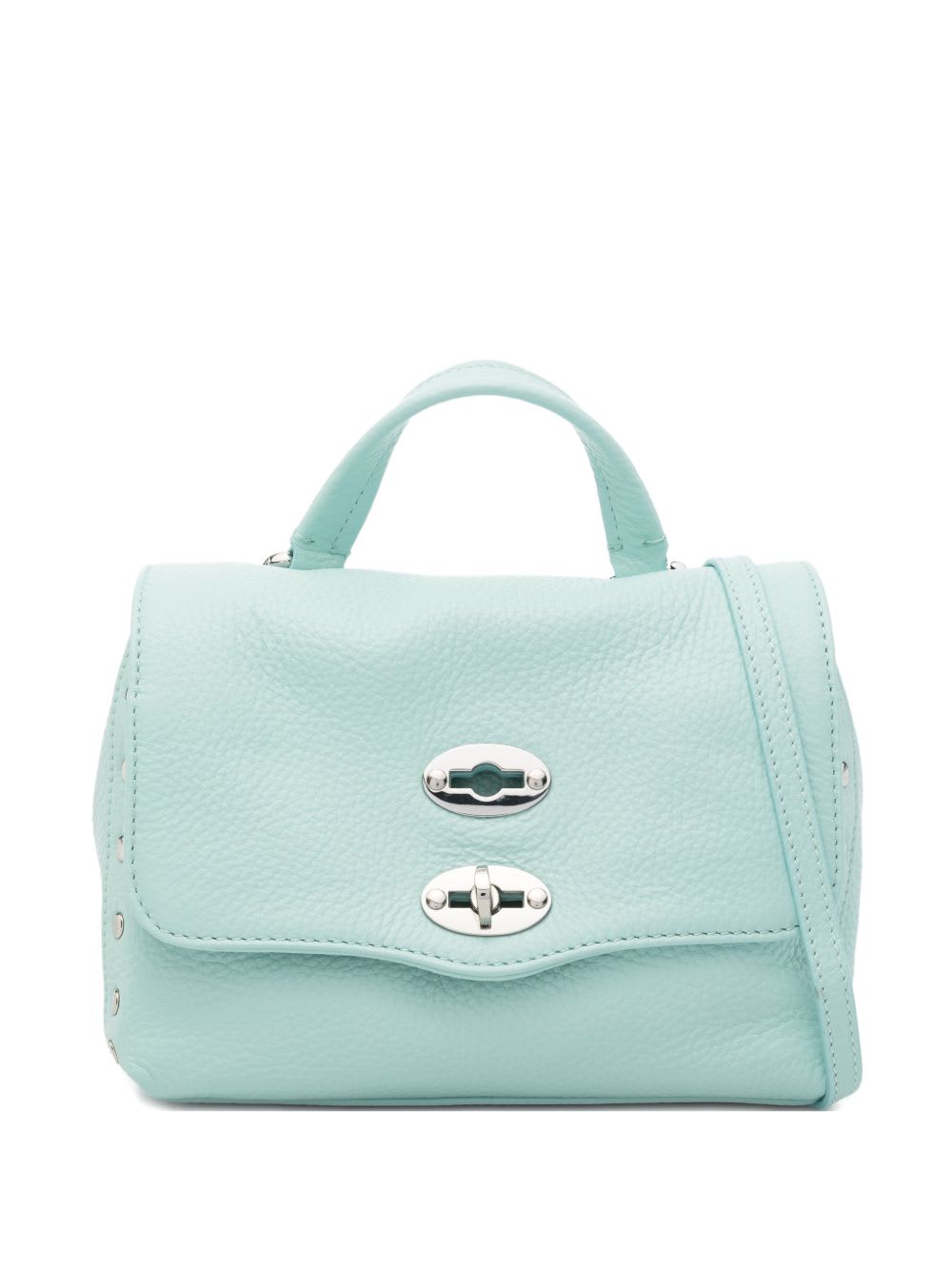 Zanellato Postina Daily Baby Leather Handbag In Green