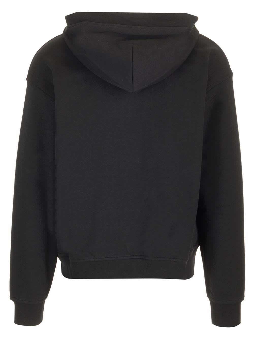 Shop Vivienne Westwood Sunken Orb Hooded Sweatshirt In Black