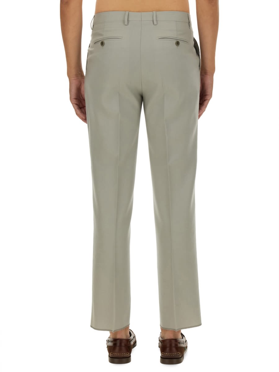 Shop Etro Straigth Leg Pants In Blue