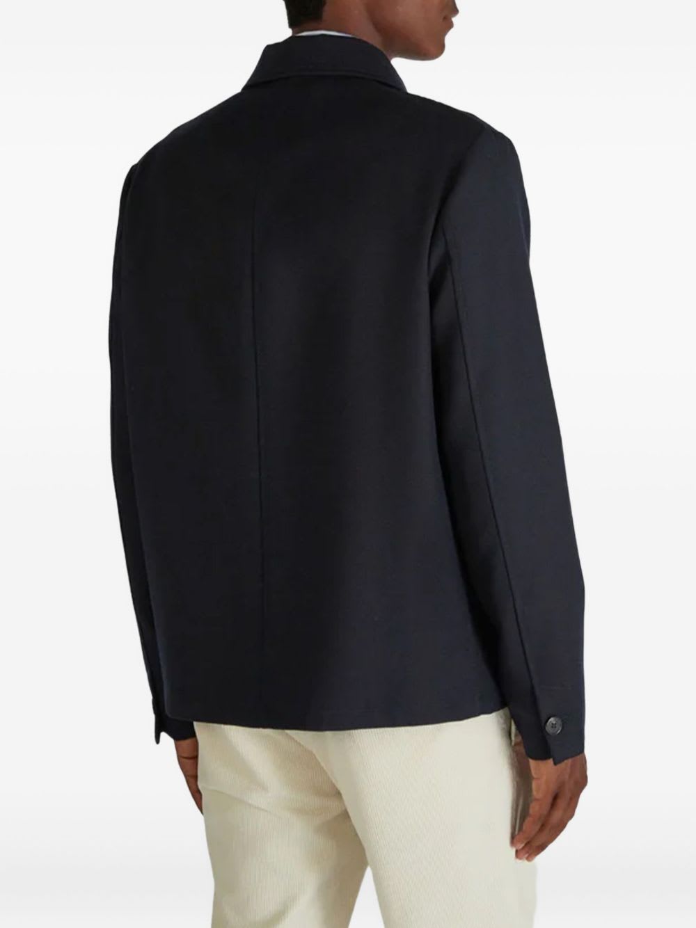 Incotex Pocketed Collared Jacket Front Pockets In Multi