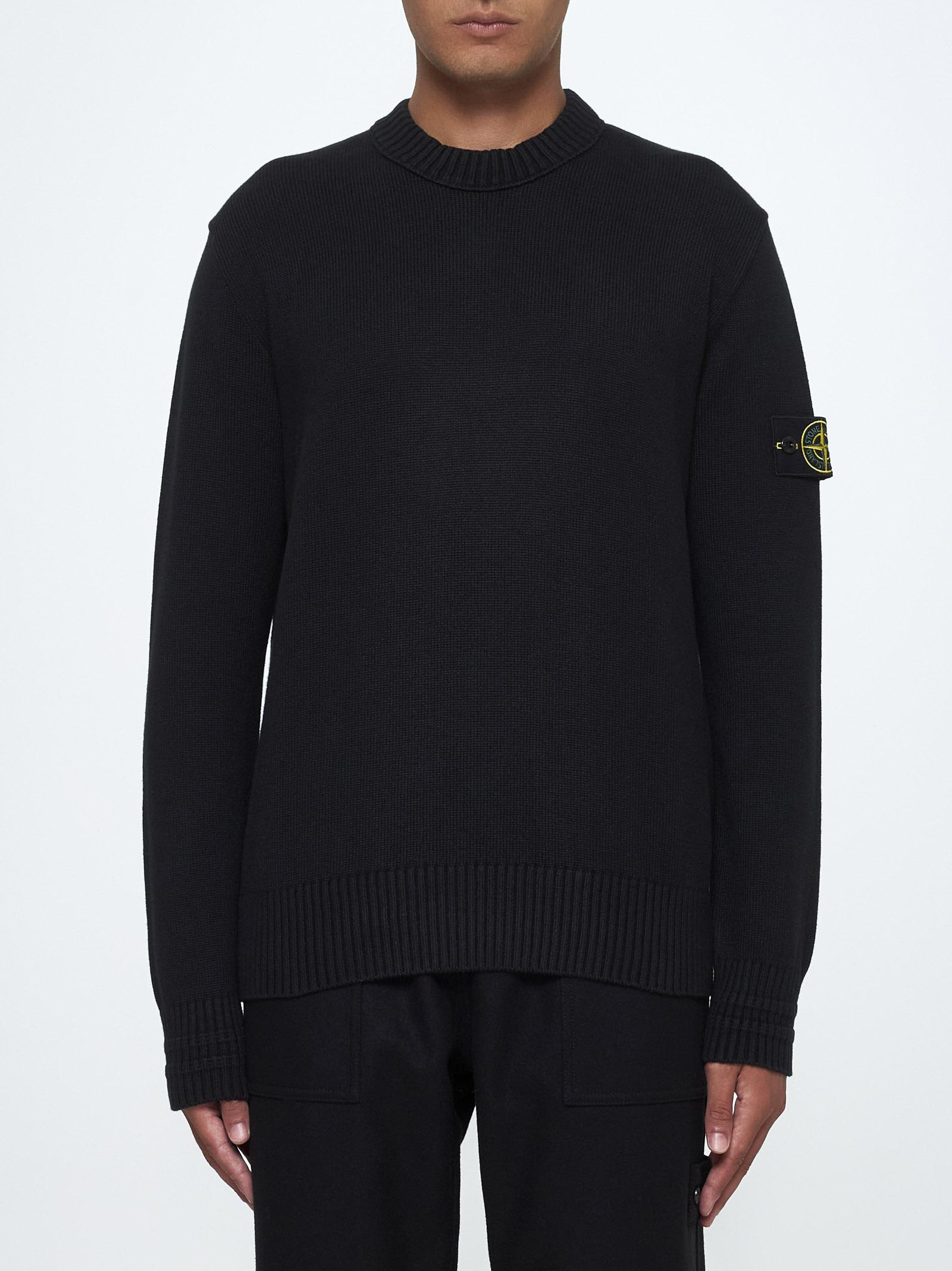 Shop Stone Island Cotton-blend Sweater