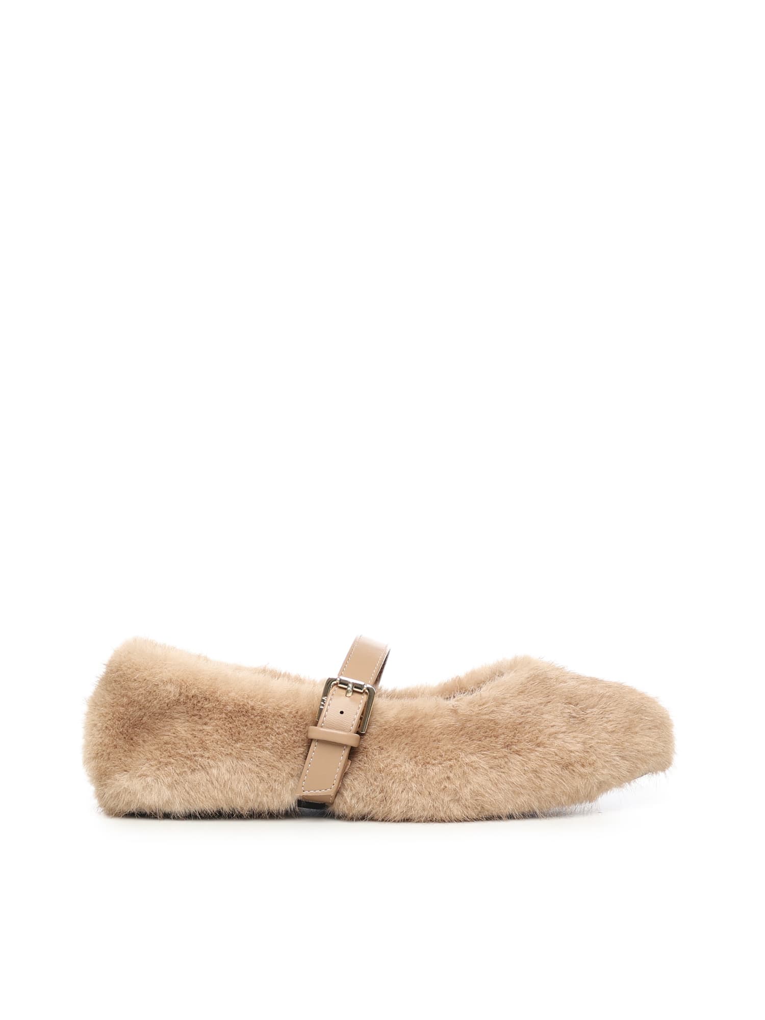 V73 Bridget Shoes Ballet Flats In Neutral