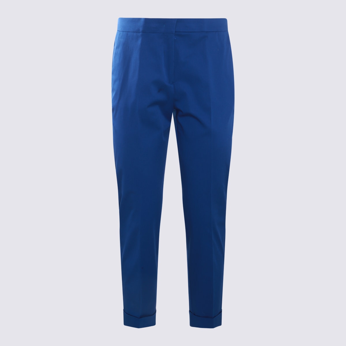 Shop Etro Blue Cotton Pants