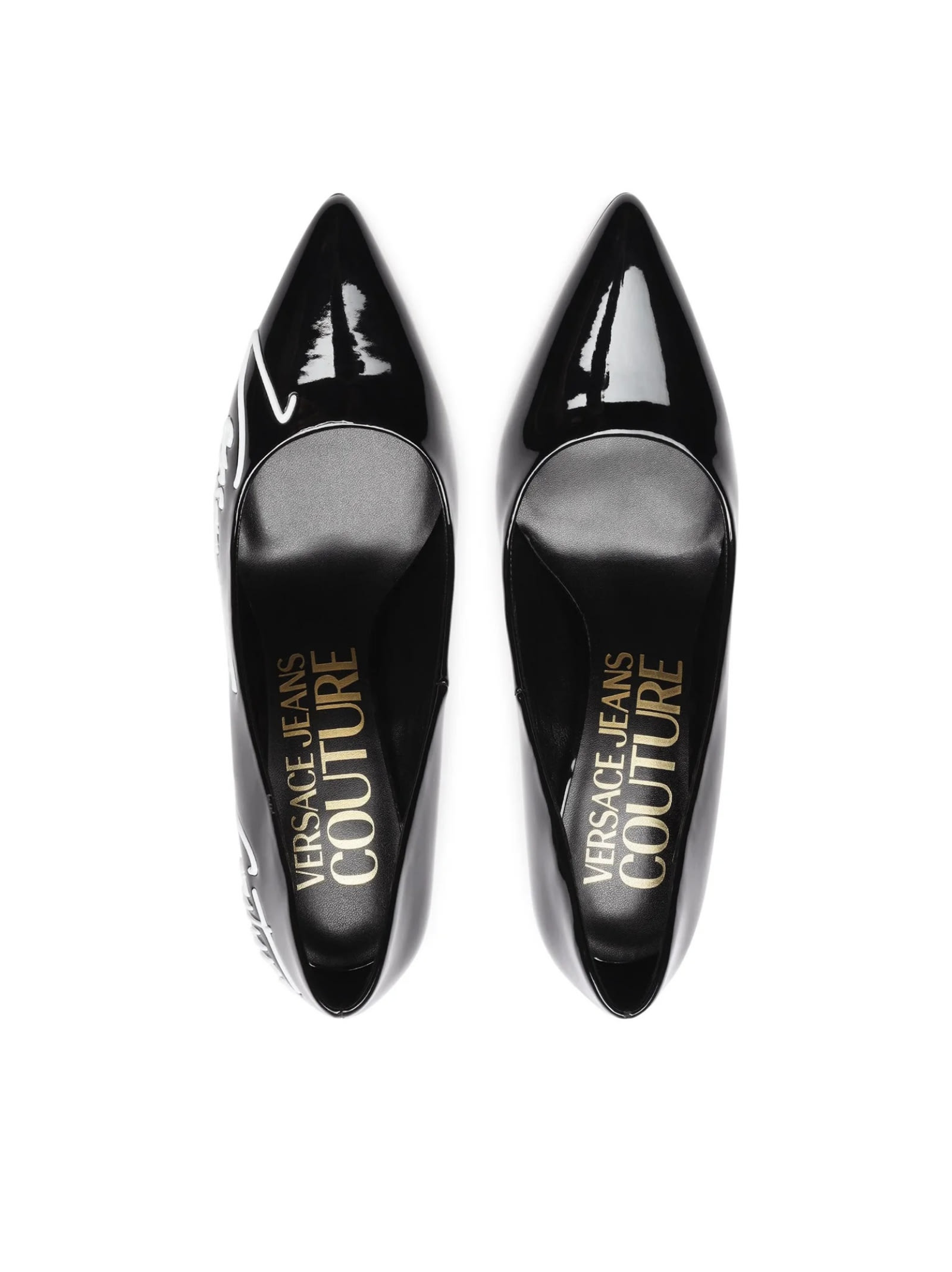 Versace Jeans Couture With Heel In Black