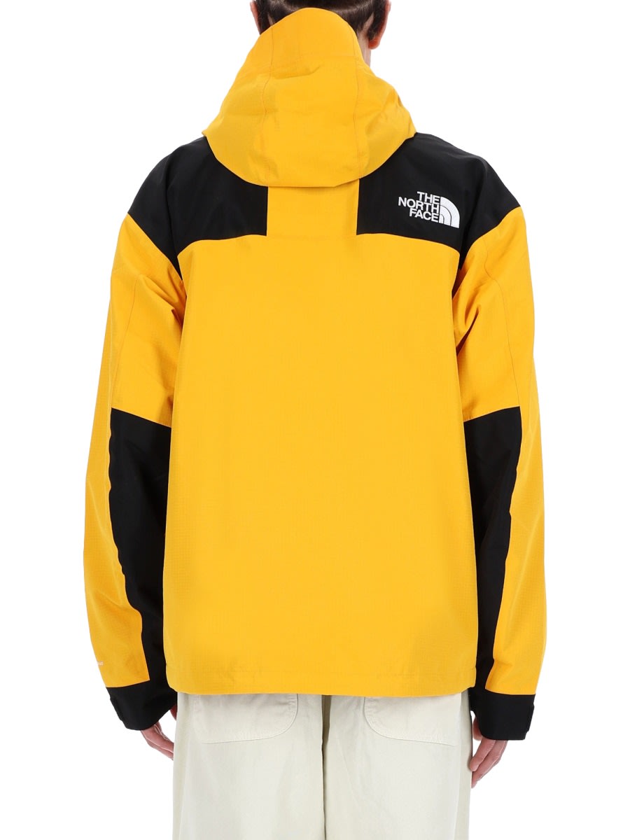 The North Face Dryvent Mono Nylon Windbreaker Jacket In Yellow