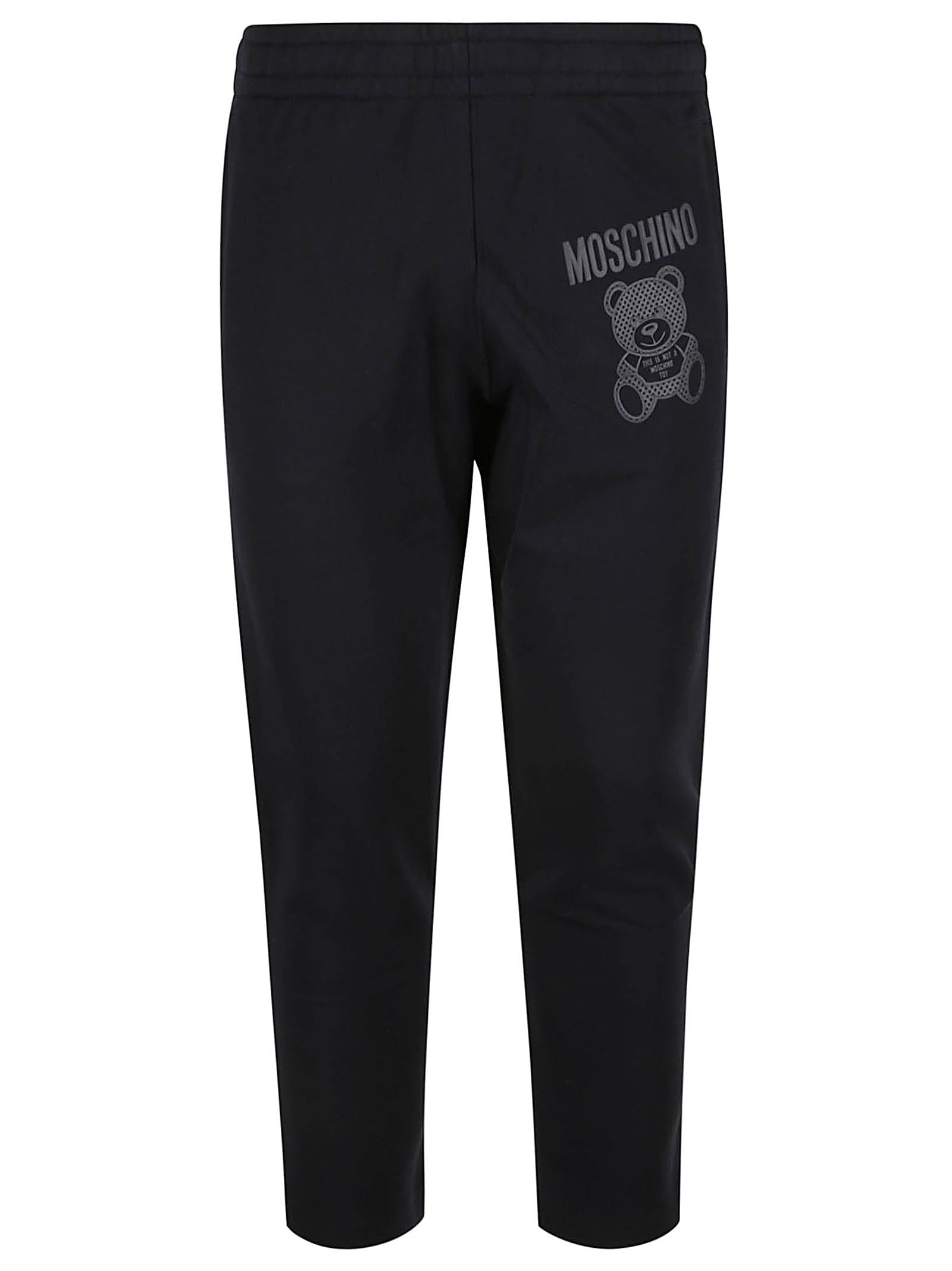 Shop Moschino Logo Bear Sweatshirt In Black