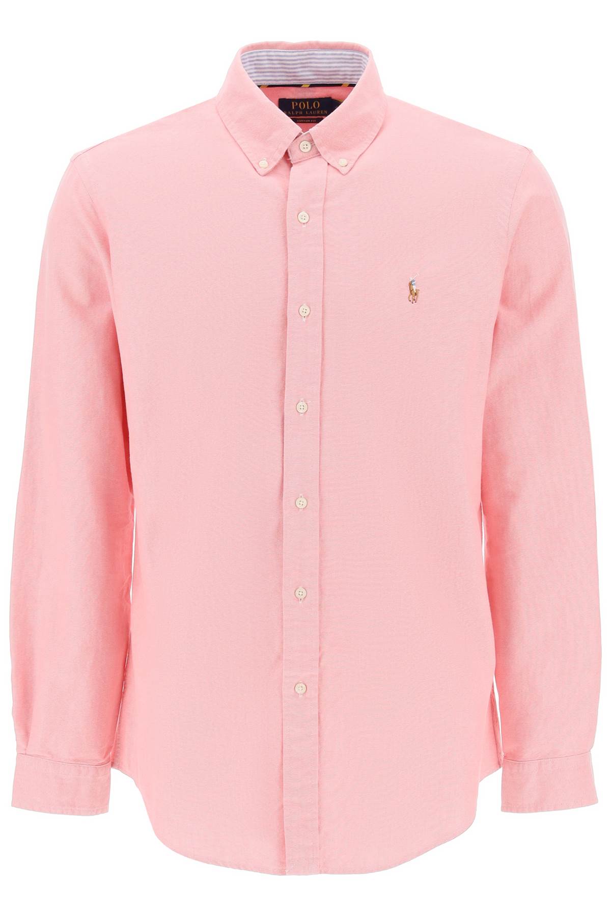 Polo Ralph Lauren Oxford Cotton Button-down Shirt In Sunrise Red (pink)