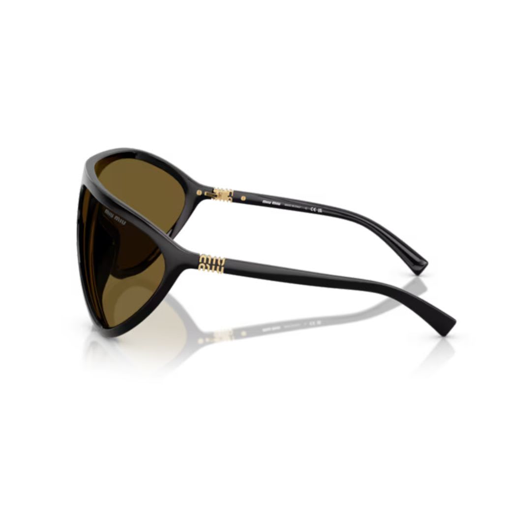 Miu Miu Runway Oversized Aviator Sunglasses In 1ab01t