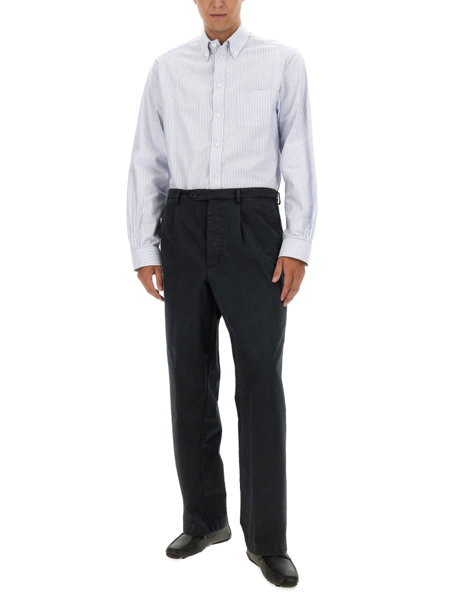 Bally Cotton Pants In Black