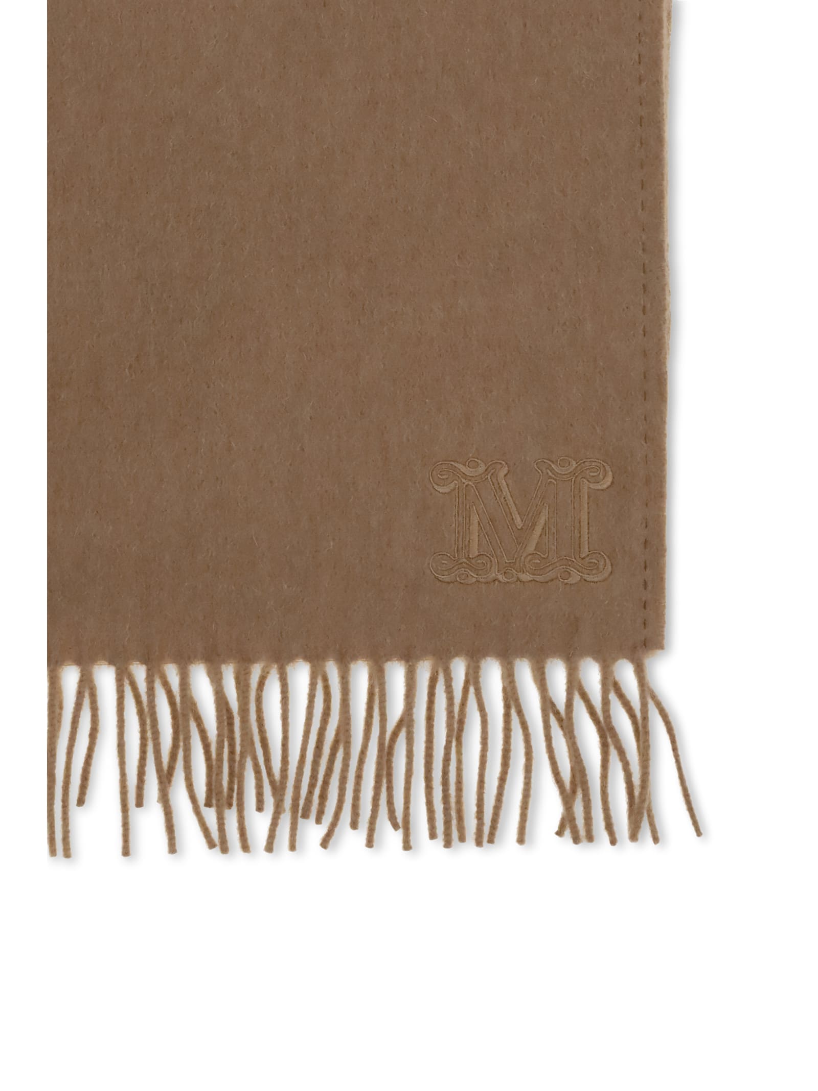 Max Mara Camel Scarf In Brown
