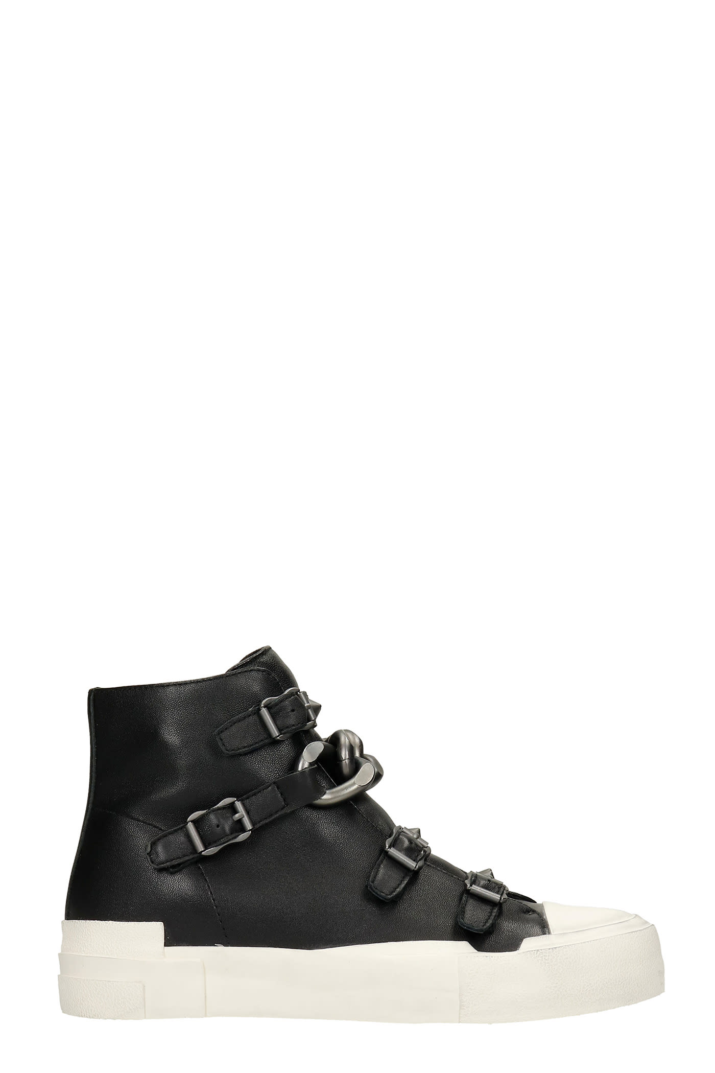 Ash Galaxy Sneakers In Black Leather