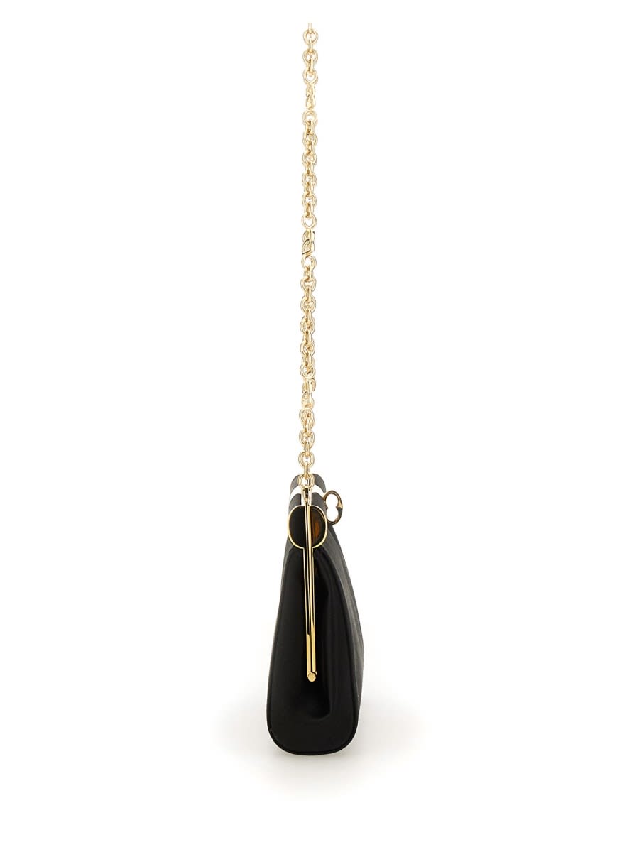 Shop Dolce & Gabbana Small Marlene Shoulder Bag In Black