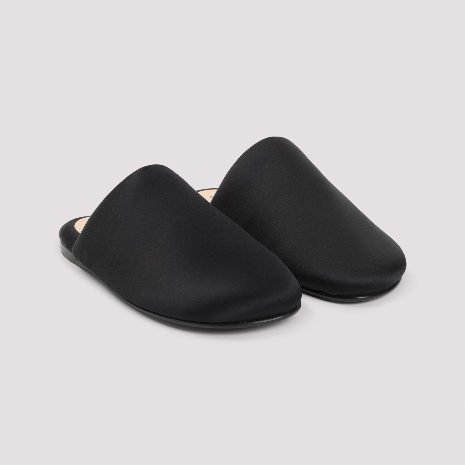 Carven Black Sandals With Soft Polyester Upper In Multi