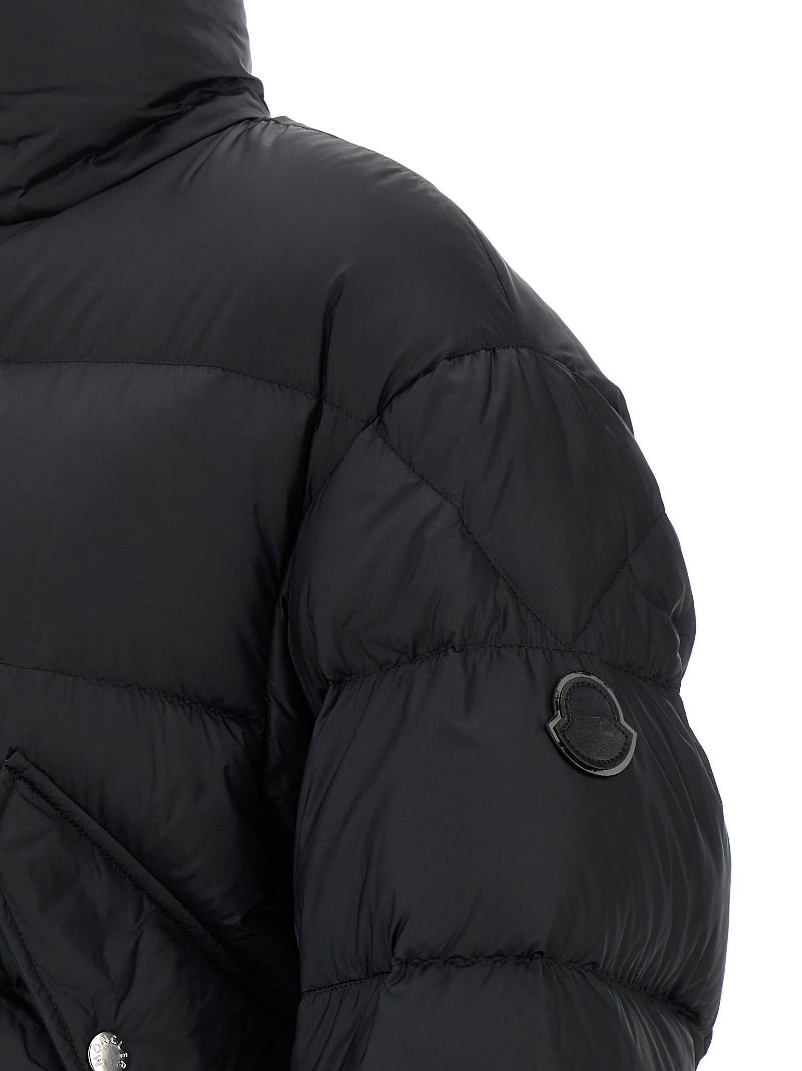 Moncler Genius Moncler X Edward Enninful Blas Short Matte Down Jacket In Black
