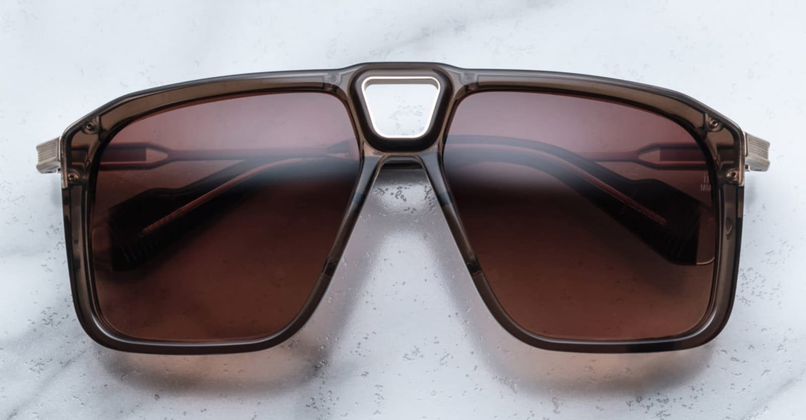 Jacques Marie Mage Savoy - London Sunglasses In Brown