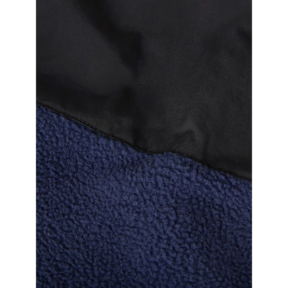 The North Face Logo Vertical Collar Grab Velvet Casual Jacket In Black